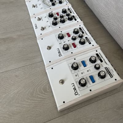 Moog Voyager XL & Moogerfooger Complete Collection (white edition) with lots of accessories White Edition image 15