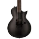 ESP LTD EC-FR Black Metal Floyd Rose Electric Guitar, Black Satin