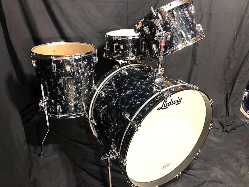 Made for Ringo Starr, Custom Ludwig 2009 Lumigraf 24,13,16,6.5×14. Authenticated! image 1