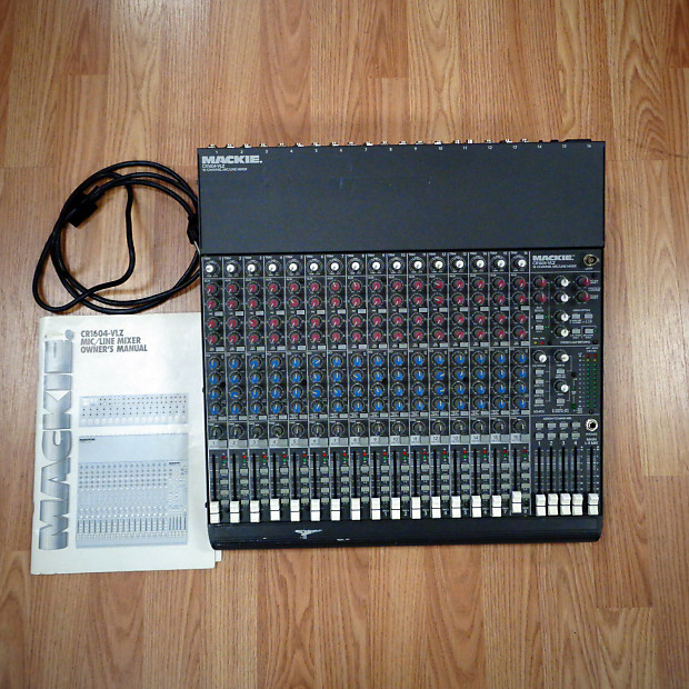 Mackie CR1604-VLZ 16-Channel Mic/Line Mixer w/ Manual | Reverb