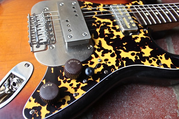 Waterslide USA Coodercaster Guitar Sunburst w/ Leopard Pickguard,Mojo UK  Lap Steel+Gold Foil Pickups