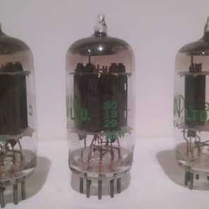 3 used Vintage USA Conn 12au7a ecc82 vacuum tubes TEST GOOD image 2
