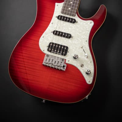 FGN FGN (Fujigen) Odyssey - JOS-FM-R Trans Red Burst | Reverb