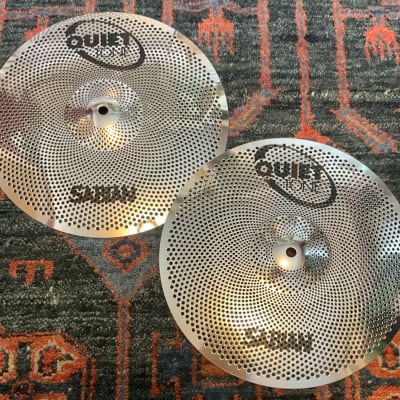 Sabian 13" Quiet Tone Low Volume Hi-Hat Cymbals (Pair) image 1