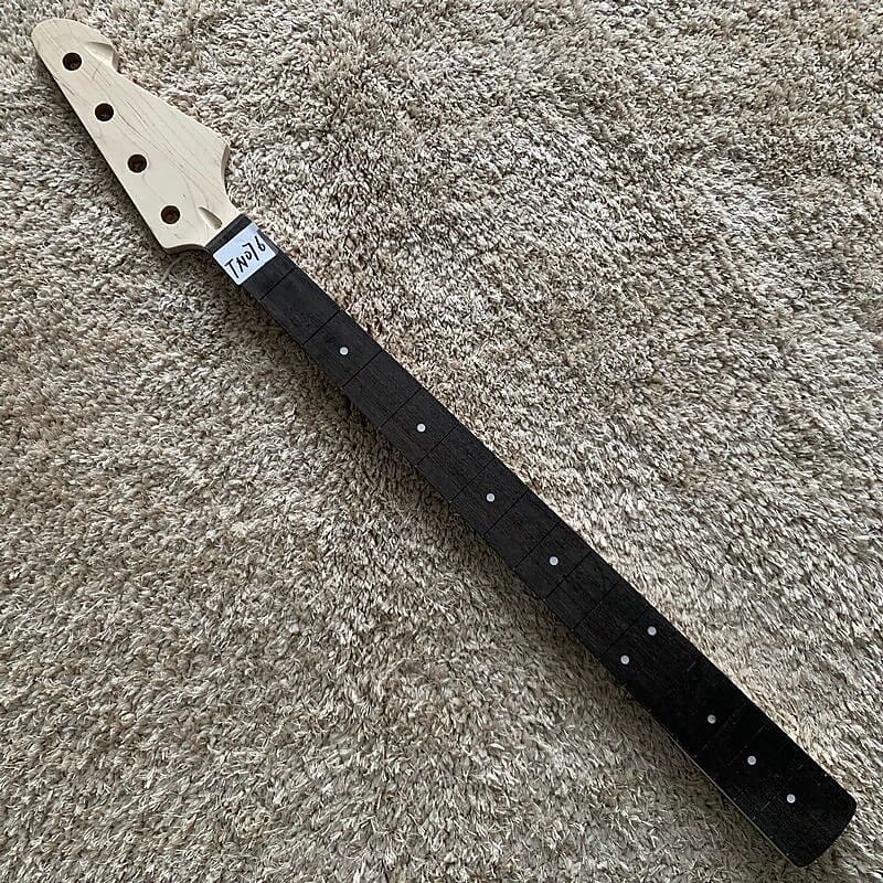 Unfinished 4 String Bass Guitar Maple Neck, 20 Frets Rosewood Reverb