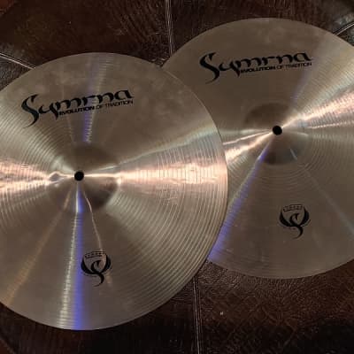 Symrna Turkish Cymbals Set 15" Hats, 21" Ride, 17" and 19" Crash + Bag image 3