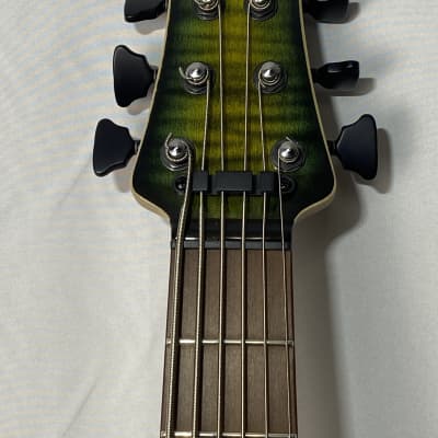 Form Factor Audio Short Wombat Custom 6-string Bass Mini 27" scale Alder/Burl Maple Top image 5