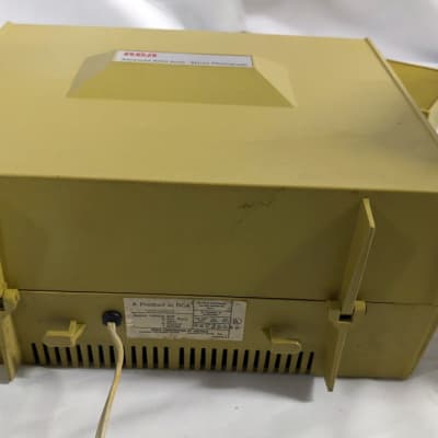 RCA VPN34N 1960's Yellow Portable Record Player w/ Original Speakers - For Parts or Repair image 13