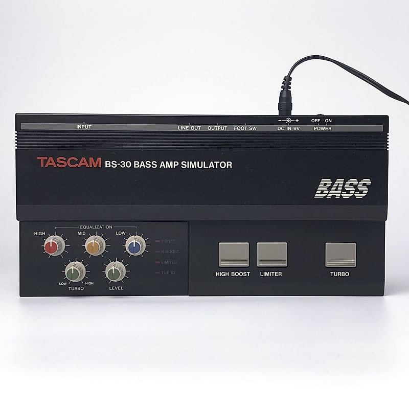[Mint] Tascam BS-30 Bass Amp Simulator w/original box