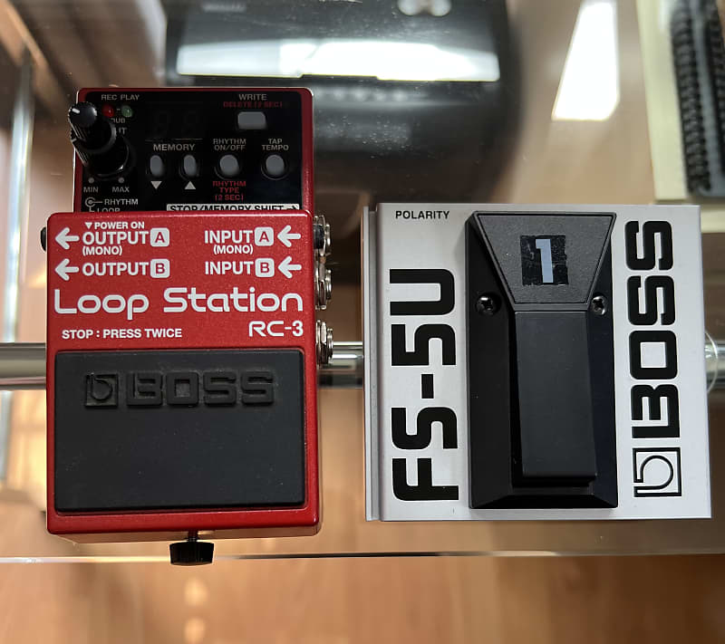 Boss RC-3 with Boss FS-5U Foot-switch