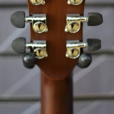 Faith Classic Burst FVSB45 Venus OM Sunburst All Solid Electro Acoustic Guitar & Case image 5