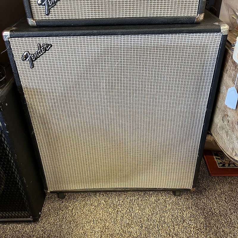 Fender Bassman 50 Silverface Bass Cabinet 2x15 | Reverb