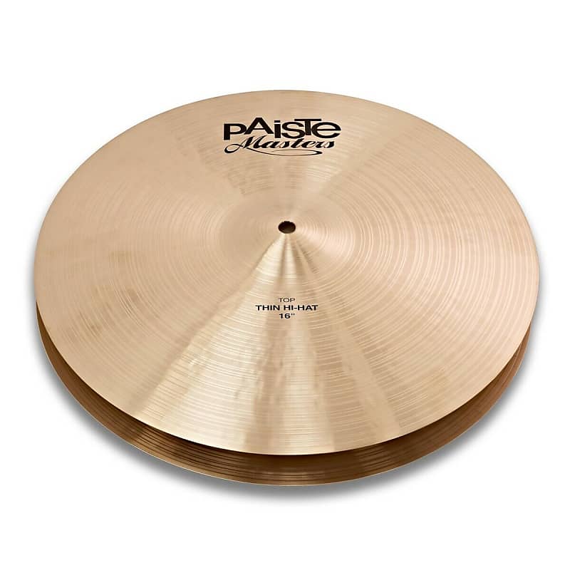 Paiste Masters Thin 16" Hi-Hat Cymbals/New with Warranty/Model # CY0005504316 image 1