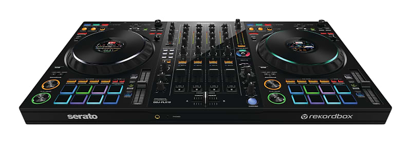 Pioneer DJ DDJ-FLX10 4-Channel DJ Controller for rekordbox and Serato DJ Pro (Black) image 1