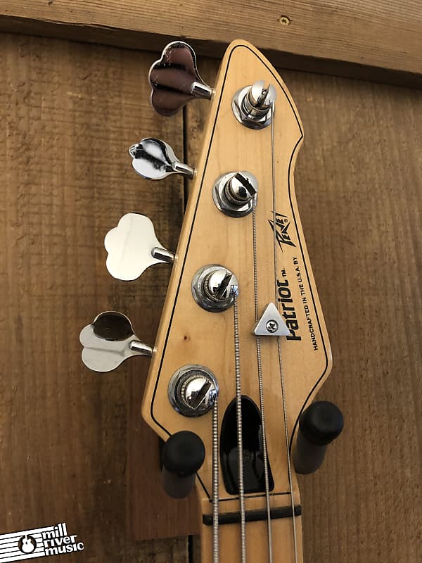 Peavey Patriot Bass Guitar Black c. 1980s | Reverb