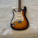 Fender Standard Stratocaster with Rosewood Fretboard, Left Handed, EMG SA Pickups. Sunburst