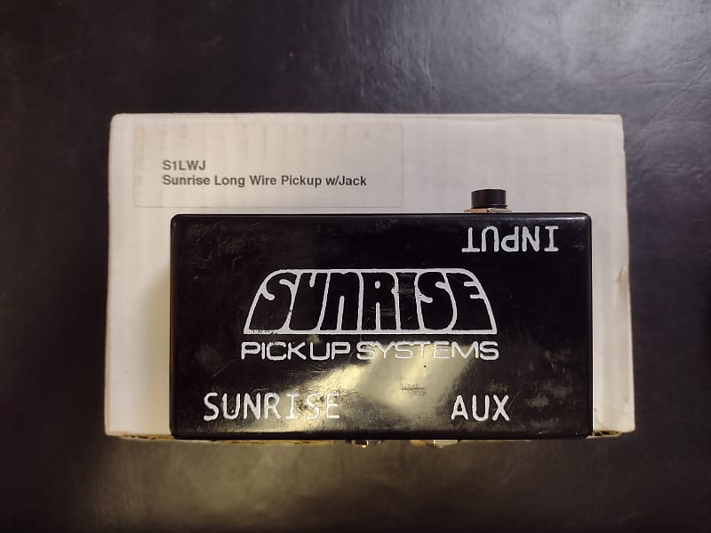 Sunrise S1LWJ acoustic pickup and SB1 Preamp buffer box