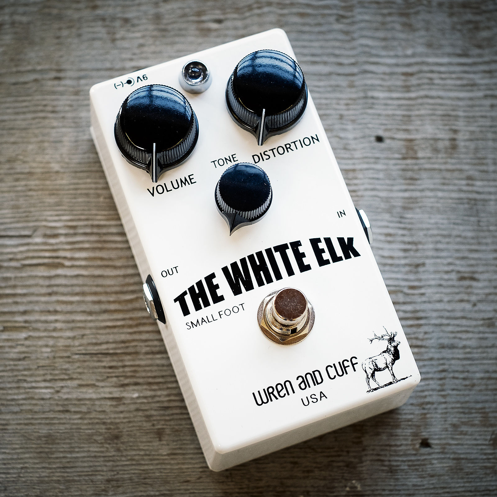 Wren and Cuff White Elk Small Foot Fuzz | Reverb