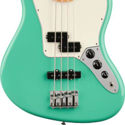 Fender Player Jaguar Electric Bass Maple Fingerboard, Sea Foam Green image 2