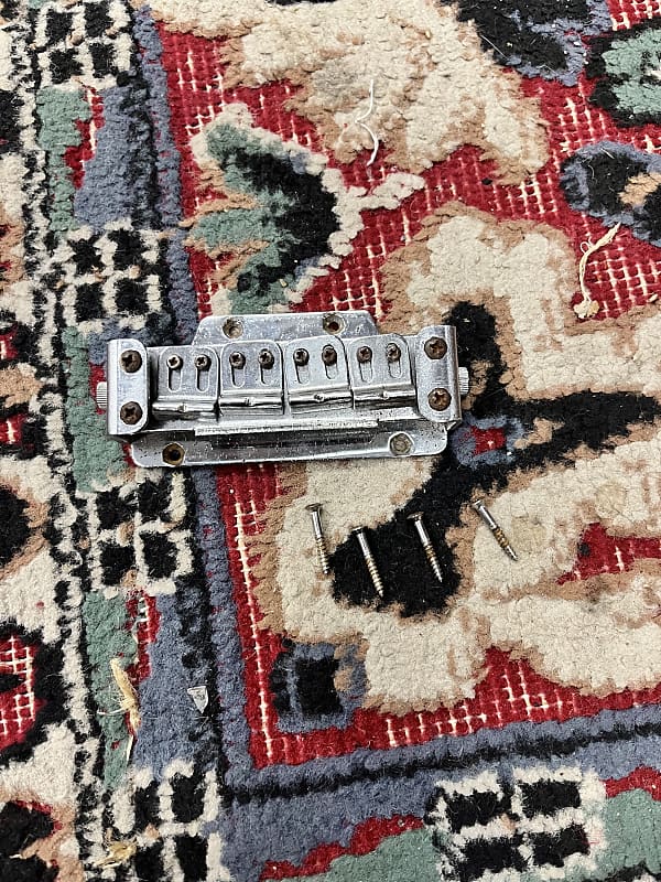 Teisco Bass bridge 1960s 1970s Reverb