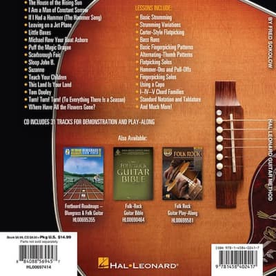 Hal Leonard Folk Guitar Method - Learn to Play Rhythm and Lead Folk Guitar with Step-by-Step Lessons and 20 Great Songs image 3