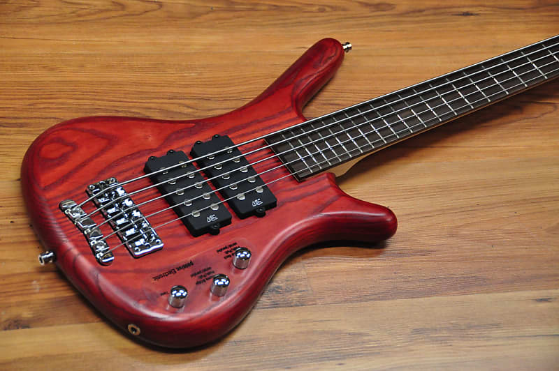 Warwick Rockbass Corvette $$ 5 Burgundy Red image 1