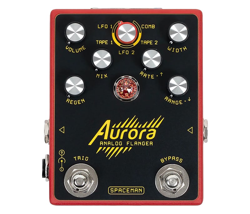 Spaceman Aurora Standard /// RED Flanger Effects Pedal