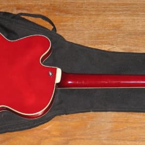 Ibanez Artcore Archtop Electric AFS-75T Cherry Red 2004 Bigsby Style Tremolo Excellent w/ Gig Bag image 4