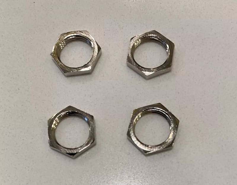 Boss & Ibanez Pedal Nickel 1/4" Input Output Jack Replacement Reverb