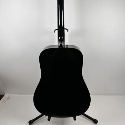 Fender FA-100 Black Acoustic Guitar w/ Hard Case image 7