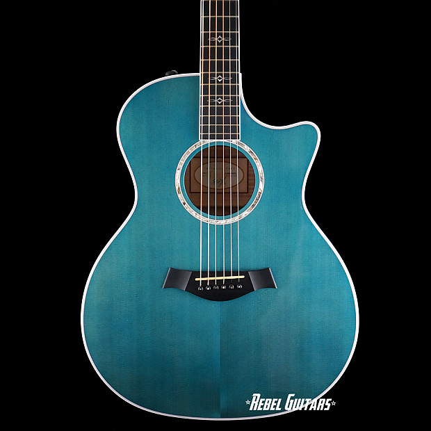 Taylor Guitars 614CE Grand Auditorium Acoustic in Koi Blue w Flame Maple Back