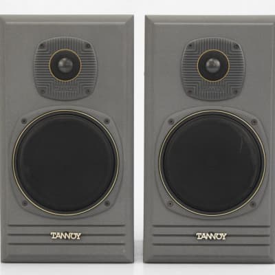 Tannoy System 2 Passive Studio Bookshelf Monitor Speakers w/ Cables #54670 image 3