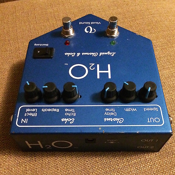 Vrsual Sound H2O Delay Chorus 箱 取説 付き Vrsual Sound H2O Delay Chorus 箱 取説 付き Visual Sound H2O