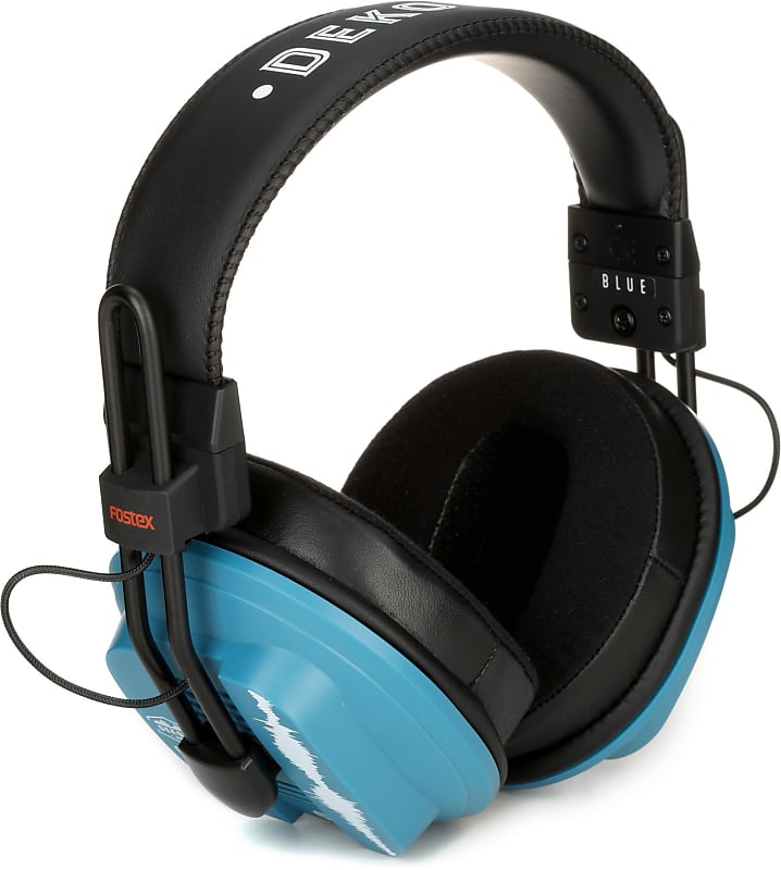 Dekoni Audio x Fostex Blue Semi-closed Headphones  			