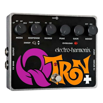 Electro-Harmonix Q-Tron Plus Envelope Filter with Dedicated Effects Loop, True Bypass, and Adjustable Gain Knob for sale