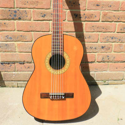 VINTAGE ACOUSTIC CLASSICAL GUITAR ‘AUDITION’ FULLY REFURBISHED AND SET-UP image 6