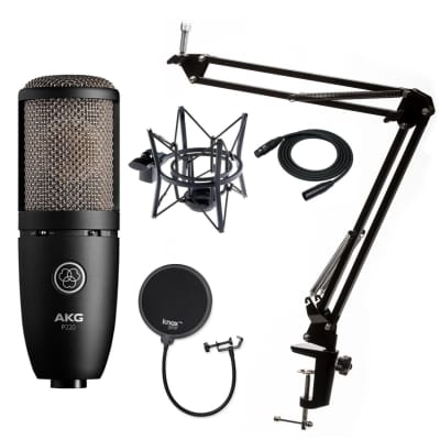 AKG Pro Audio C5 Professional Condenser Vocal Microphone Bundle