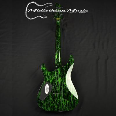 Schecter C-1 Silver Mountain - Electric Guitar - Toxic Venom Gloss Finish image 5