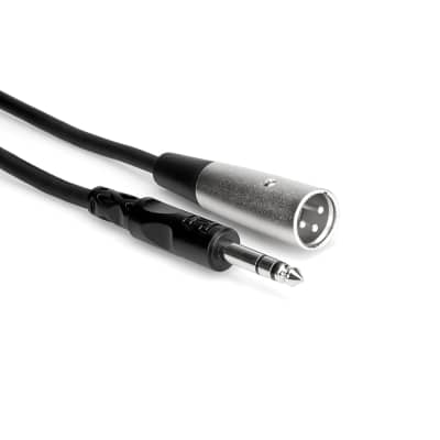 Hosa STX-105M Balanced Interconnect Studio Cable, 1/4 in TRS to XLR3M, 5ft image 1