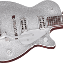 NEW for 2021! Gretsch G6129T Vintage Select '89 Sparkle Jet Bigsby Silver Sparkle Authorized Dealer