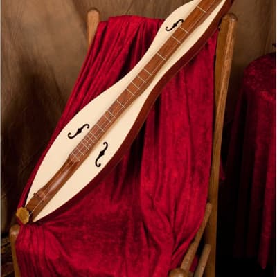 Roosebeck DMCRT4 4-String Cutaway Mountain Dulcimer, F-Hole Openings and Scrolled Pegbox image 3