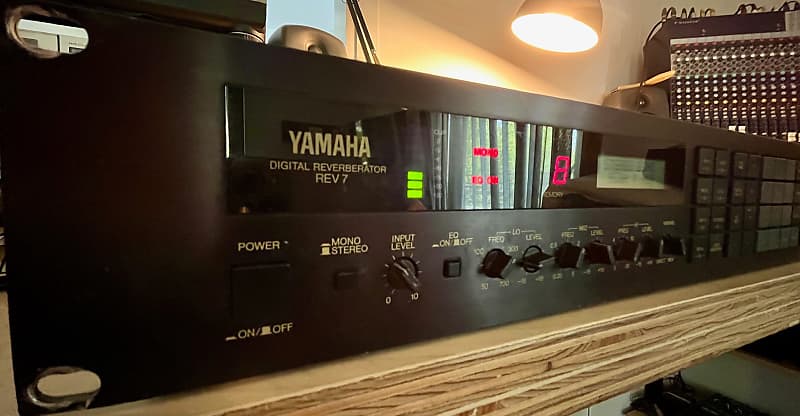 Yamaha REV 7 Digital Reverberator 1980s - Black image 1
