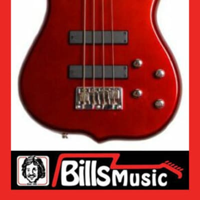 KSD Ken Smith Design Burner Standard 4 4-String Electric Bass - Metallic Red for sale