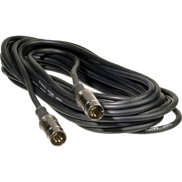 Hosa MID503 MID403 5-Pin MIDI Cable - 3' image 1