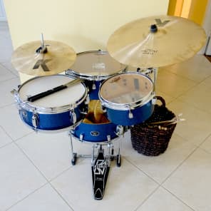 Tama Silverstar Cocktail Jam Portable 4pc Birch Drum Kit Reverb