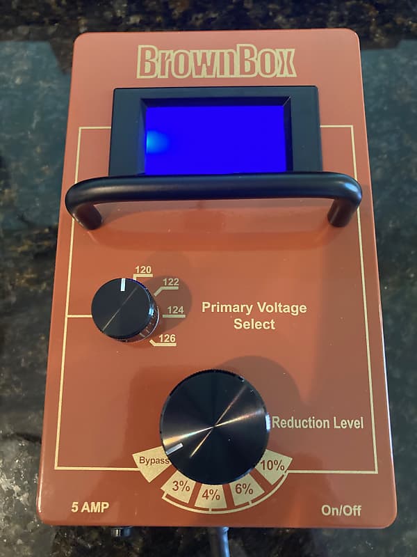 AmpRx Brown Box Voltage Optimizer Attenuator for Vintage Tube Reverb