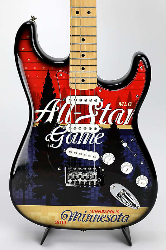 Fender 2014 MLB-All Star Game Stratocaster with Bag (Pre-Owned) image 1
