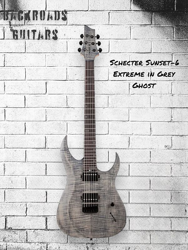 Schecter Sunset-6 Extreme in Grey Ghost