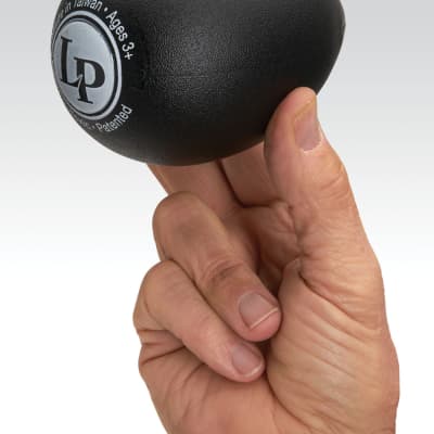Latin Percussion LP0020BK Large Egg Shaker Black image 4