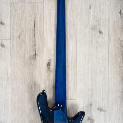 Spector NS Ethos 5 5-String Left-Handed Bass, Poplar Burl Top, Interstellar Gloss image 5